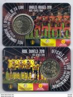 COINCARD * 2 euro 2018 * RODE DUIVELS * VLAAMS, Postzegels en Munten, Verzenden