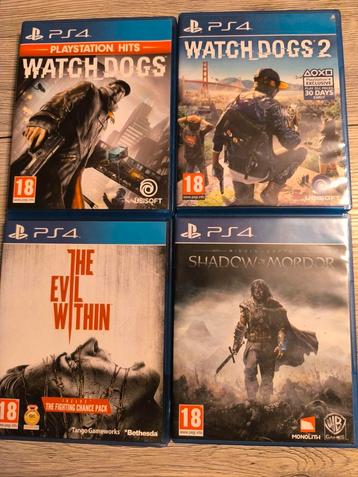 Playstation 4-spellen  beschikbaar voor biedingen