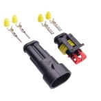 Superseal connector volledige set 2-pin 1,5mm², Ophalen of Verzenden