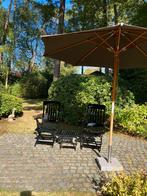 GROSFILEX zwarte tuinset, Tuin en Terras, Tuinsets en Loungesets, Kunststof, Gebruikt, Bijzettafel, Tuinset