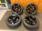 ZWARTE AEZ VELGEN 18 DUIMS MET BANDEN VOOR OPEL INSIGNIA, Auto-onderdelen, 18 inch, Ophalen of Verzenden, Band(en), Personenwagen