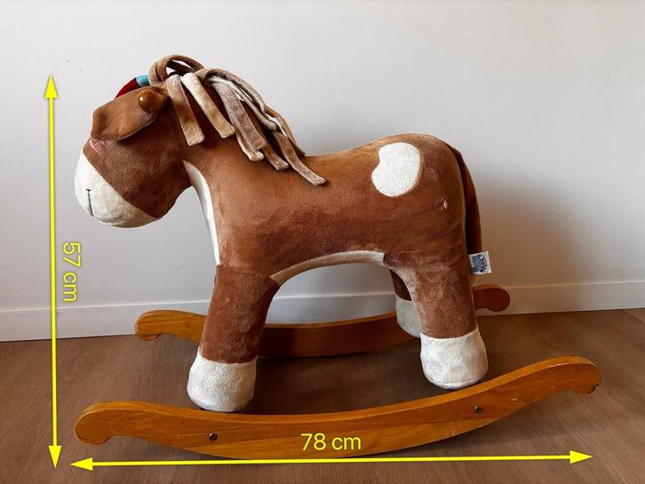 Cheval à bascule enfant NOUKIE’S, Kinderen en Baby's, Speelgoed | Hobbelfiguren, Zo goed als nieuw, Ophalen