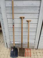 Spade, zandschop en spitvork, Tuin en Terras, Hand-tuingereedschap, Ophalen, Zo goed als nieuw, Spade