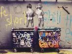 BANKSY: XXL-lithografie (56 bij 76 cm). Met COA, Antiek en Kunst, Ophalen of Verzenden