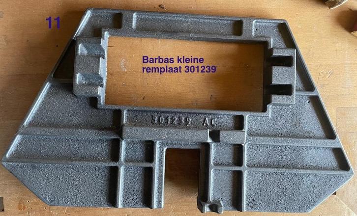 wisselstukken Barbas en Flam, Huis en Inrichting, Kachels, Nieuw, Hout, Ophalen of Verzenden