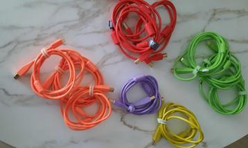 11 x DJ TechTools Chroma Cable beschikbaar voor biedingen