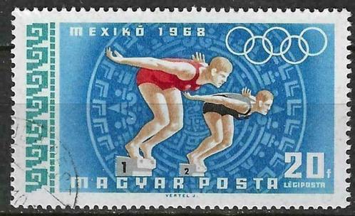 Hongarije 1968 - Yvert 301PA - Olympische Zomerspelen (ST), Timbres & Monnaies, Timbres | Europe | Hongrie, Affranchi, Envoi