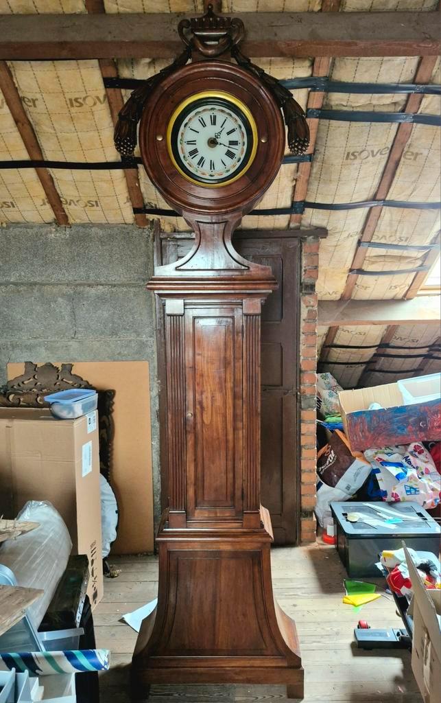 monumentale 19e eeuwse staande klok, Antiek en Kunst, Antiek | Klokken, Ophalen