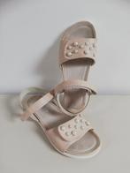 Mooie sandalen met parels 35 in zeer mooie staat!, Gebruikt, Meisje, Overige typen, Ophalen of Verzenden