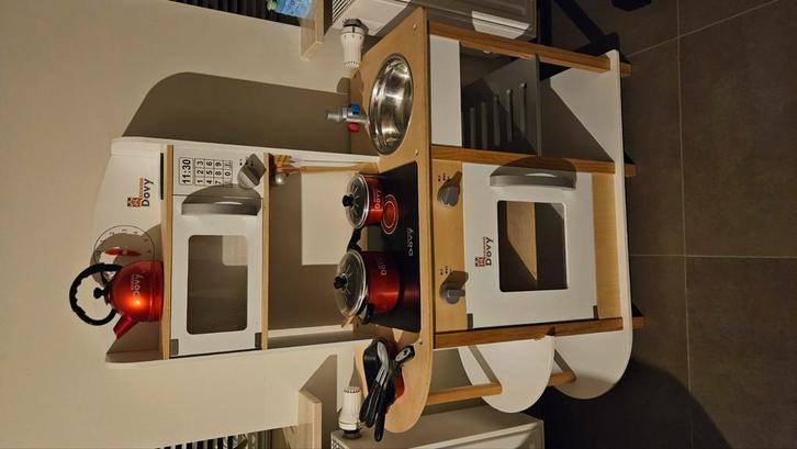 Speelgoed keuken van dovy, sterk uit hout gemaakt,, Kinderen en Baby's, Speelgoed | Speelkeukens, Zo goed als nieuw, Ophalen of Verzenden