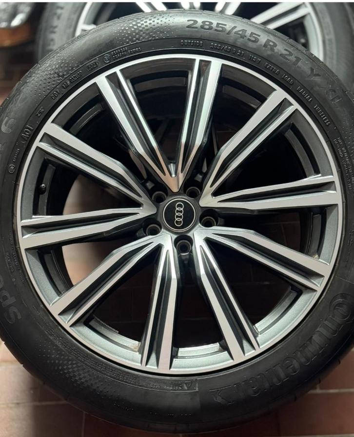 Audi 21 inch Velgen nagel nieuw (Q8/Q7/SQ8/SQ7) antraciet, Autos : Pièces & Accessoires, Pneus & Jantes, Jante(s), 4 Saisons, 21 pouces