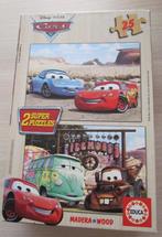 Houten puzzels cars, 10 tot 50 stukjes, Ophalen of Verzenden, Zo goed als nieuw, Van hout