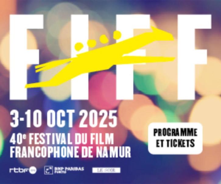 4 x E-tickets voor een sessie op FIFF Namur, Tickets en Kaartjes, Filmkaartjes