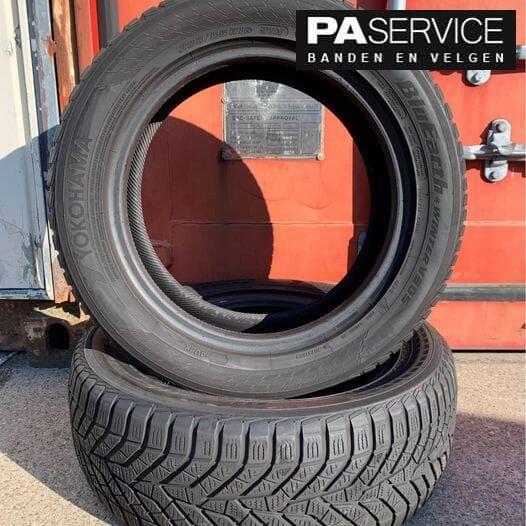 2x Yokohama winter 205 55 16 met 6 mm, Auto-onderdelen, Banden en Velgen, Banden en Velgen, Winterbanden, 16 inch, 205 mm, Gebruikt