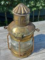Grote antieke scheepslamp, Antiek en Kunst, Antiek | Verlichting, Ophalen of Verzenden