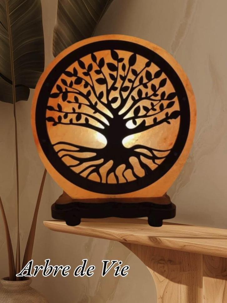 Lampe de sel Arbre de vie 5kg 20cm de diamètre, Maison & Meubles, Lampes | Lampes de table, Neuf, Autres matériaux, Enlèvement ou Envoi