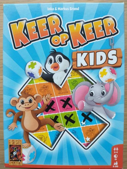 Keer op Keer Kids - 999 Games (als nieuw), Hobby & Loisirs créatifs, Jeux de société | Jeux de plateau, Comme neuf, 1 ou 2 joueurs