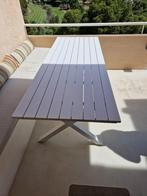 Witte Aluminium tuintafel, Vakantie