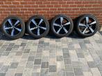 Compleet set van 4 Alu winterwielen 205/50 R17, Auto-onderdelen, Banden en Velgen, Ophalen, Gebruikt, Banden en Velgen, 17 inch