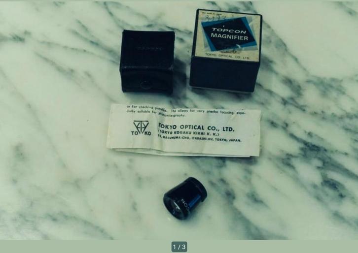 Loupe TopCon, TV, Hi-fi & Vidéo, Photo | Studio photo & Accessoires, Utilisé, Autres types, Enlèvement ou Envoi