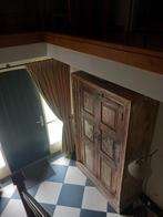 indrukwekkende hoge kast / heel zwaar teak, Huis en Inrichting, Kasten | Buffetkasten, Ophalen, 100 tot 150 cm, 200 cm of meer