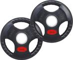 PH Fitness Olympische Rubberen Halterschijven 20KG Set, Sport en Fitness, Fitnessmaterialen, Ophalen, Nieuw, Benen, Halterschijven