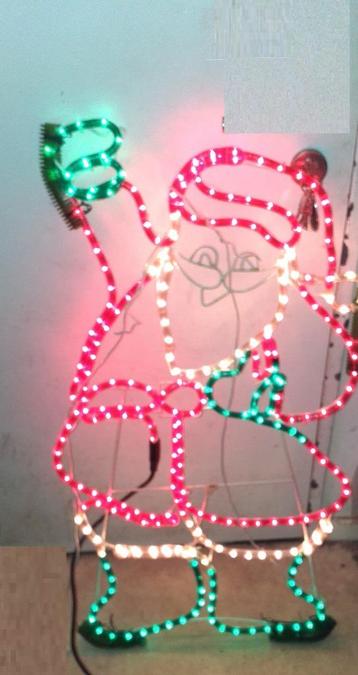 Lichtgevende kerstman 85 cm x 51 cm beschikbaar voor biedingen