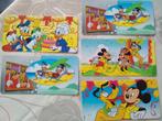 Set de 5  anciennes grandes cartes Nestlé Disney Mickey, Collections, Papier, Carte ou Papeterie, Mickey Mouse, Enlèvement ou Envoi