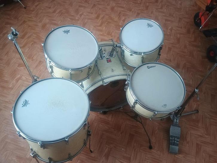 PREMIER 60's 5 delig met cases, Musique & Instruments, Batteries & Percussions, Comme neuf, Premier, Enlèvement