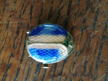 Prachtige vintage broche "The coccinelle"