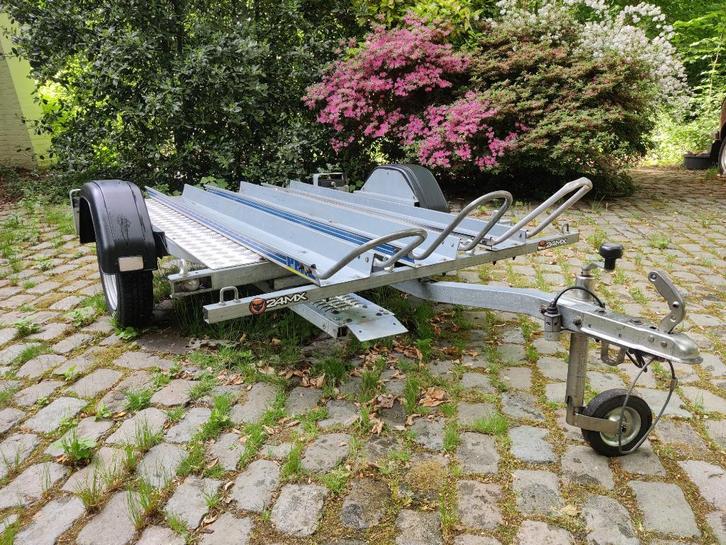 motortrailer 3 motoren, Auto diversen, Aanhangers en Bagagewagens, Gebruikt, Ophalen