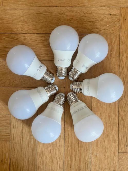 Ampoules LED: 7 Ikea E27 6.3W, 6 Aro E14 3.1W et autres, Huis en Inrichting, Lampen | Losse lampen, Zo goed als nieuw, Ophalen