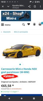 kyosho Mini-Z Honda Nsx Yellow Pearl.nieuw, Hobby en Vrije tijd, Ophalen of Verzenden, Nieuw