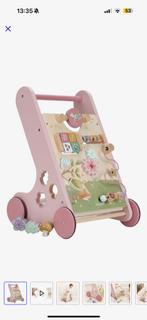 Little Dutch houten loopwagen roos nieuw, Ophalen, Zo goed als nieuw