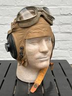 WW2 US Army Air Force piloot helm vliegmuts AN-H-15 1944, Ophalen of Verzenden, Luchtmacht, Helm of Baret