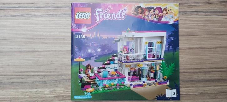 Lego 41135 Friends popstar villa, Kinderen en Baby's, Speelgoed | Duplo en Lego, Zo goed als nieuw, Lego, Complete set, Ophalen of Verzenden