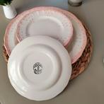 "Salins les Bains" 6 jolies assiettes et plat en faïence, Antiquités & Art, Enlèvement