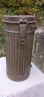 Boîtier de masque à gaz Allemand de 1940 ww2, Verzenden, Landmacht, Overige typen