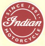 Indian Motorcycle 1901 sticker #14, Motoren, Verzenden