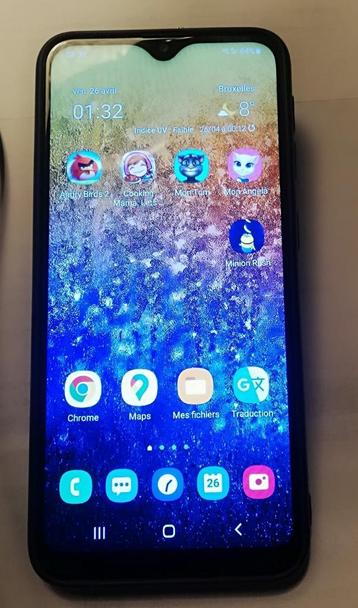 BXL Samsung A20e noir, DoubleSim, écran neuf !