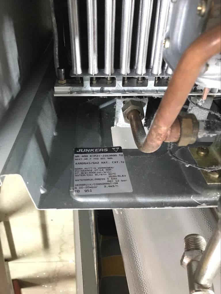 Gasgeiser, Ophalen, Gebruikt, Cv-ketel of Combi-ketel, Minder dan 60 cm