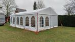 Verhuur van Kadertent 6 meter breed en feestmateriaal, Enlèvement, Comme neuf