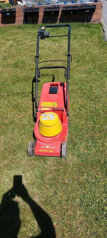 Elektrische grasmachine Wolf Geräte Senator 35e, Tondeuse rotative, 30 à 39 cm, Enlèvement, Utilisé