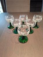 Romer 6 wittewijn glazen uniek vintage, Antiek en Kunst, Ophalen