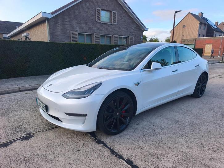 Tesla Model 3 Long Range Performance * Autopilot * SoH: 88%, Auto's, Tesla, Particulier, Te koop, Model 3, 360° camera, 4x4, ABS