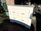 Kinder kast of commode kleur wit met lades in goede staat!, Ophalen, Gebruikt, 50 tot 70 cm, 100 cm of meer