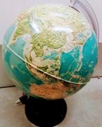 Vintage wereldbol met lamp retro nostalgie globe 🌎 1950-60, Antiek en Kunst, Ophalen of Verzenden