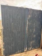 Stalpoort hout/ijzer, Tuin en Terras, Tuinpoorten, Ophalen, Zo goed als nieuw