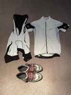 Koersuitrusting Giordana broek & trui wit Northwave schoenen, Ophalen, Zo goed als nieuw, M, Bovenkleding
