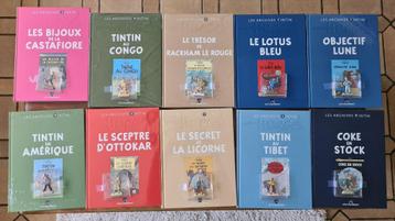BD Archives tintin neufs avec figurine  beschikbaar voor biedingen